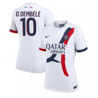 Dámy Fotbalový dres Paris Saint-Germain Ousmane Dembele #10 2024-25 Venkovní Krátký Rukáv